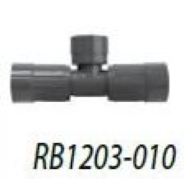 PVC- Doppel-T-Stück mit 2 gegenüberliegenden Ausgängen - Typenreihe RB1200 - 1" IG x 1" IG - Typ RB1203010